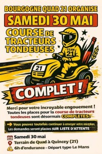 Affiche Bourgogne Quad 21